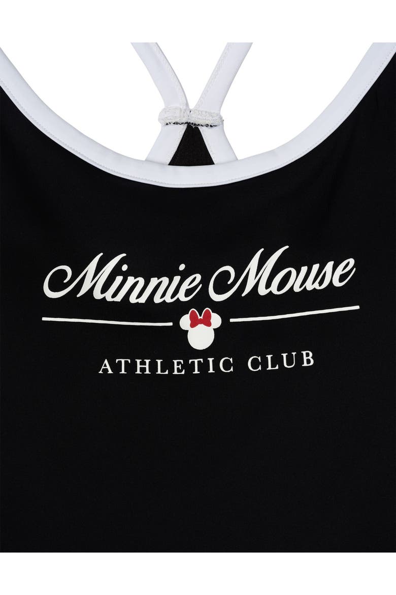 Minnie Mouse Sleeveless Skater Dress, Alternate, color, Black White Minnie