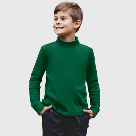 Unisex Soft Cotton Turtleneck (Toddler, Little Kids, Big Kids)