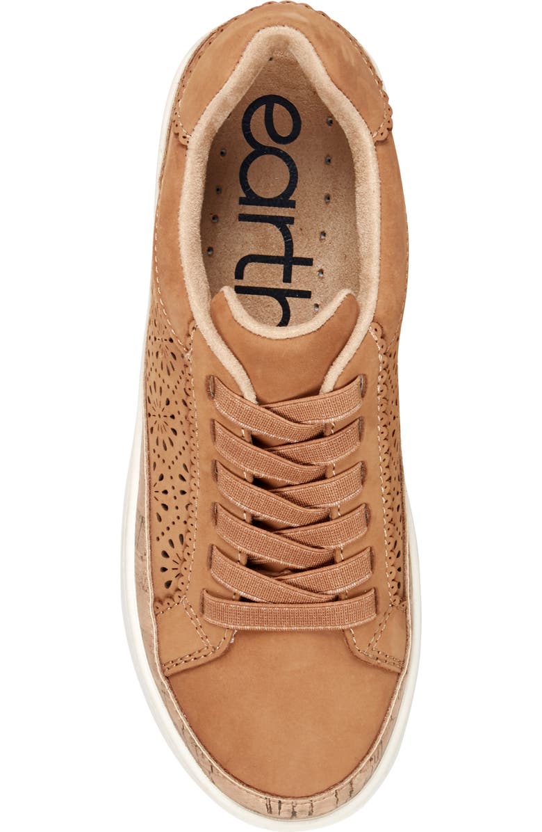 Earth<sup>®</sup> Kristal Laser Cut Platform Sneaker, Alternate, color, Medium Natural