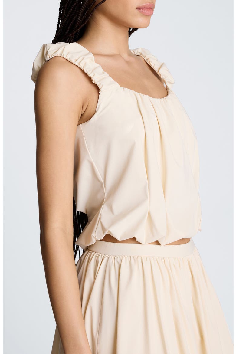 Ruched Crop Tank, Alternate, color, OYSTER