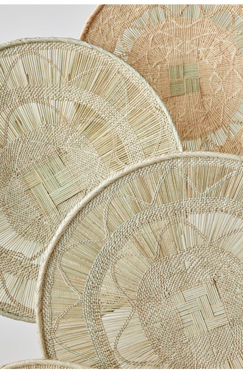 kanju Interiors Binga Lace Blonde Basket, Main, color, Natural