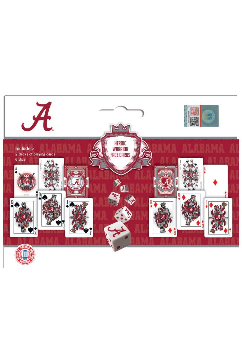 Alabama Playing Cards & Dice, Alternate, color, Multicolor