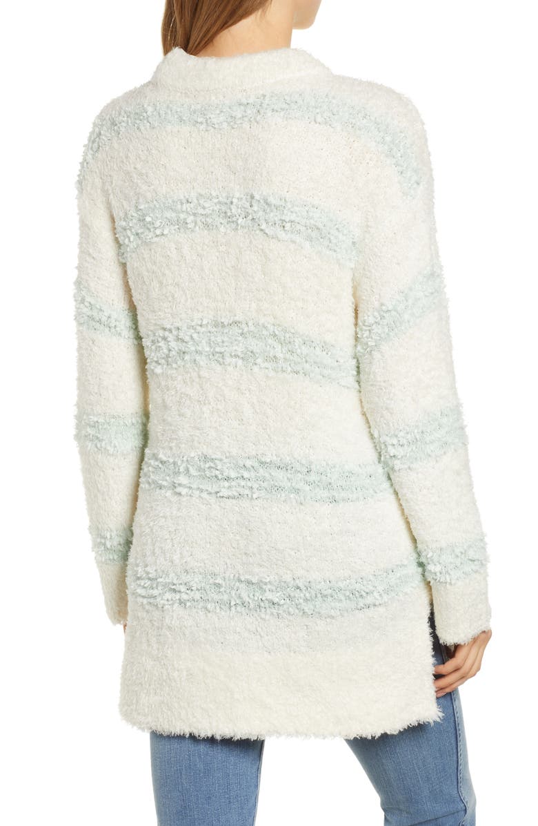 Lou & Grey Texturestripe Fuzzy Sweater, Alternate, color, 