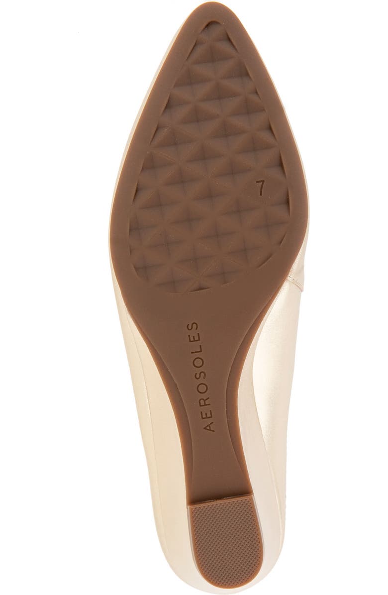 Aerosoles Camia Wedge Mule, Alternate, color, Gold Metallic Leather