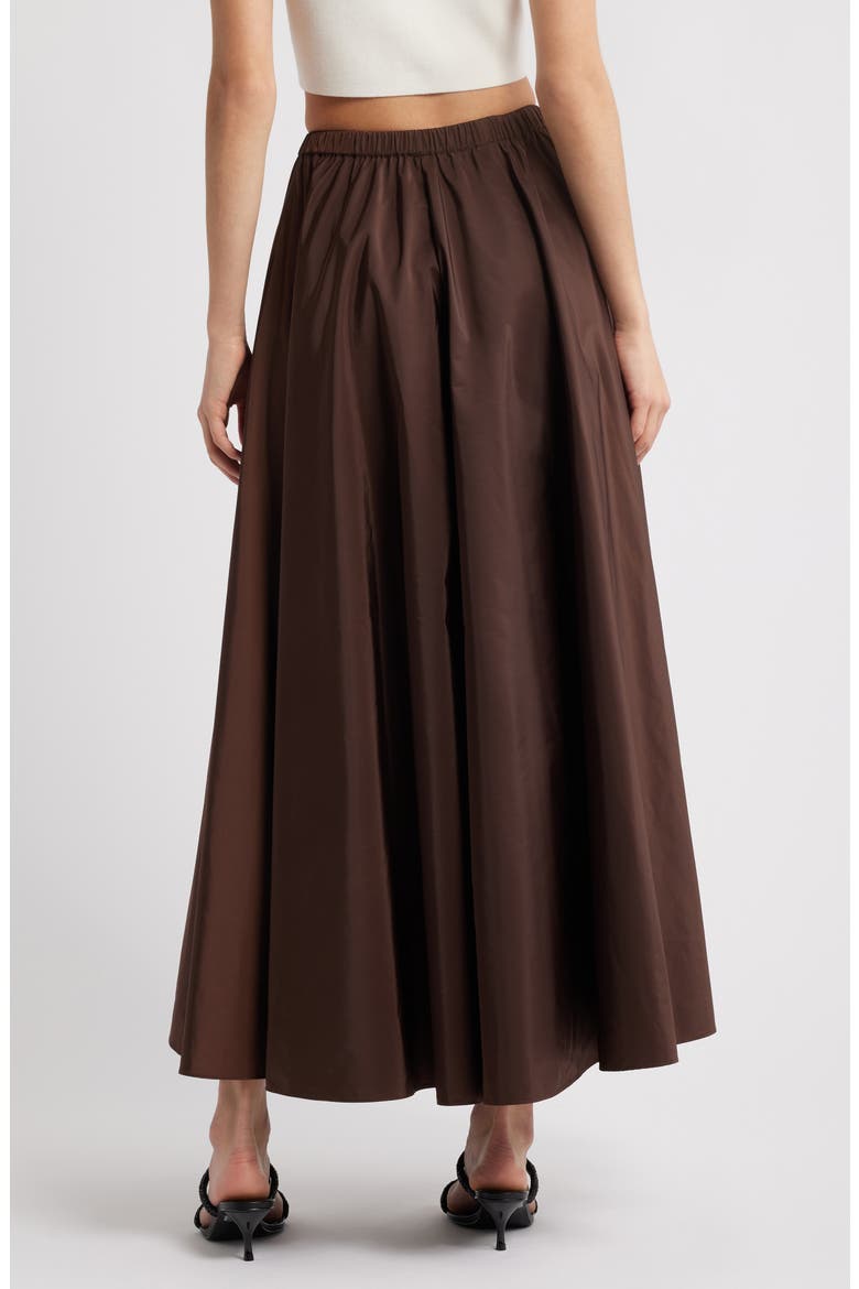 Rosalee Drawstring Maxi Skirt, Alternate, color, JAVA