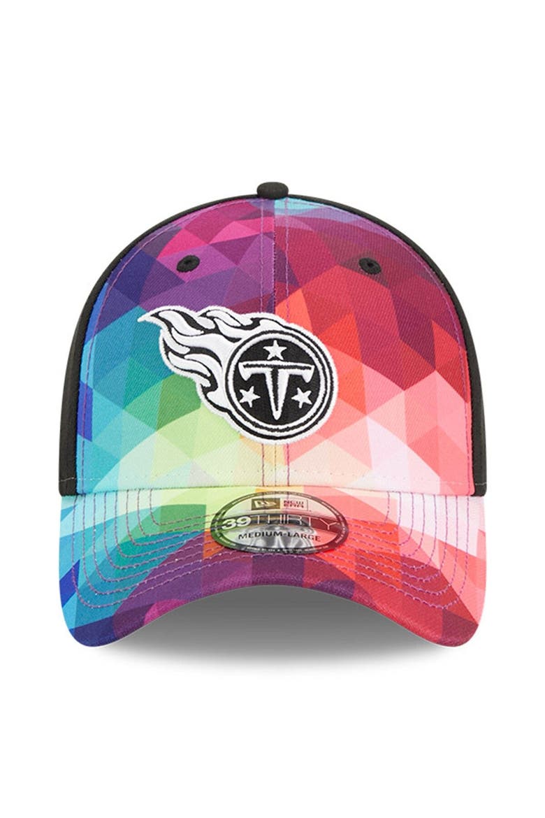 Men's New Era  Pink Tennessee Titans 2023 NFL Crucial Catch 39THIRTY Flex Hat, Alternate, color, Pink