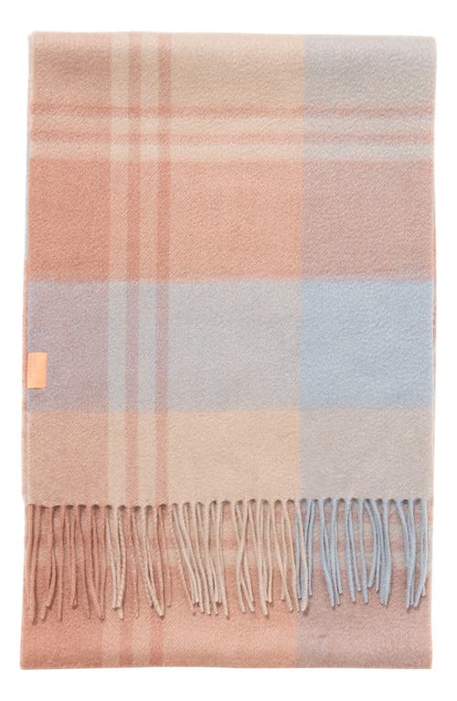 Lost Pattern Plaid Cashmere Scarf In Multi