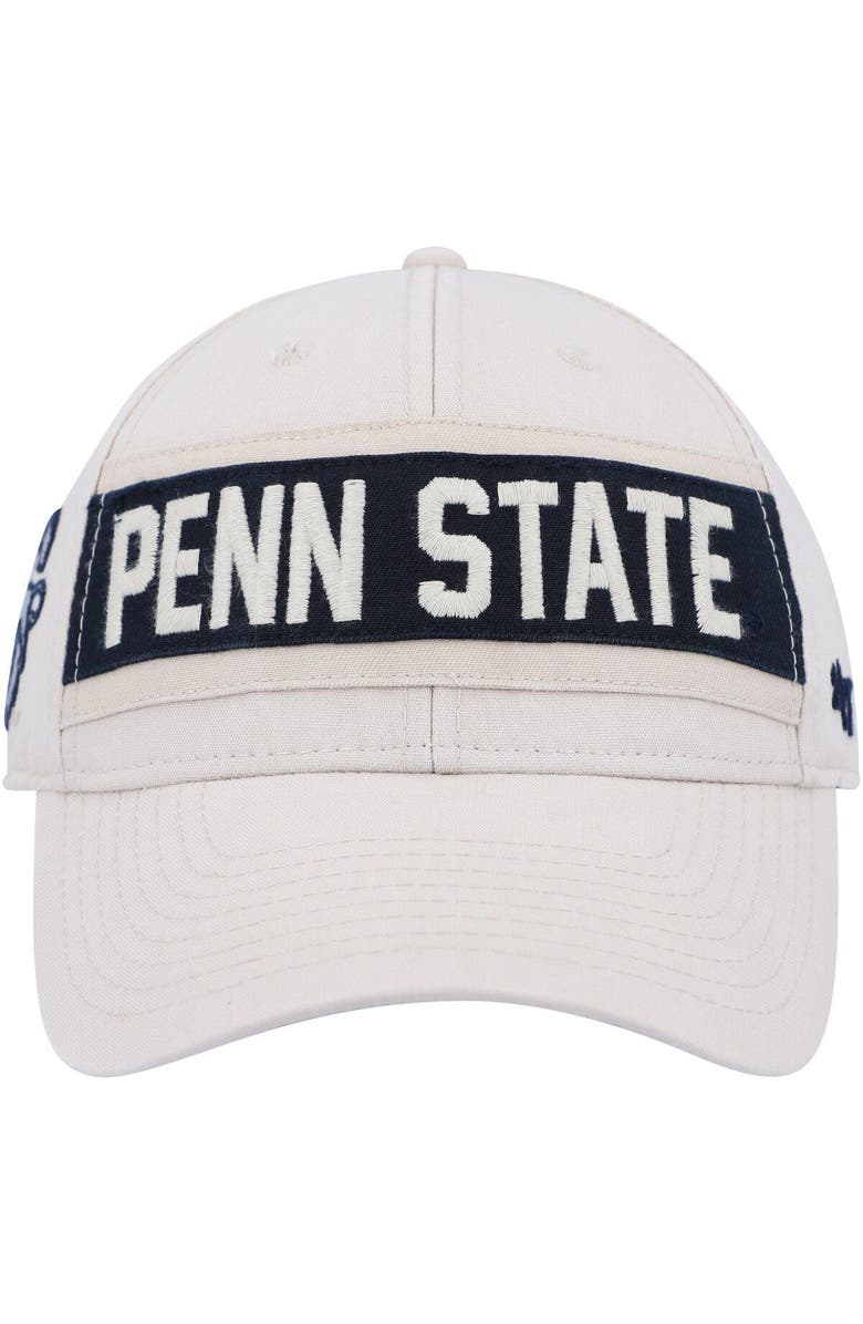 '47 Men's '47 Cream Penn State Nittany Lions Crossroad MVP Adjustable Hat, Alternate, color, 