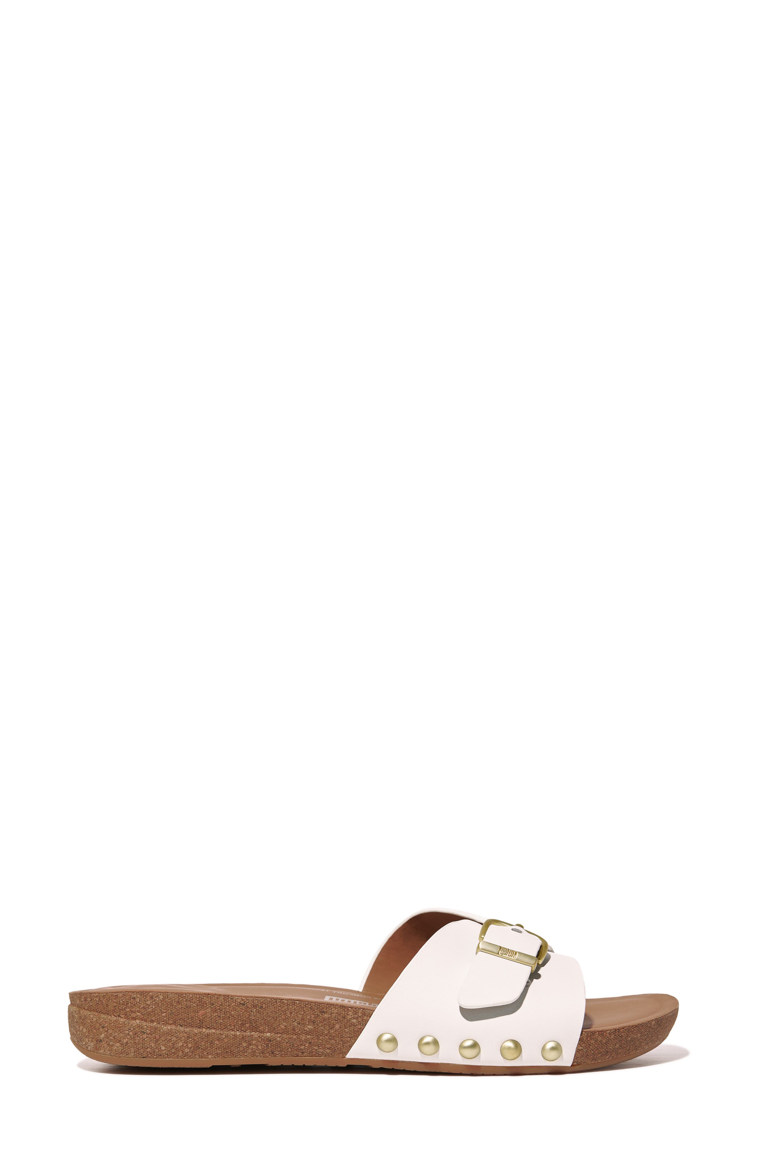 FitFlop iQushion Slide Sandal, Alternate, color, Urban White