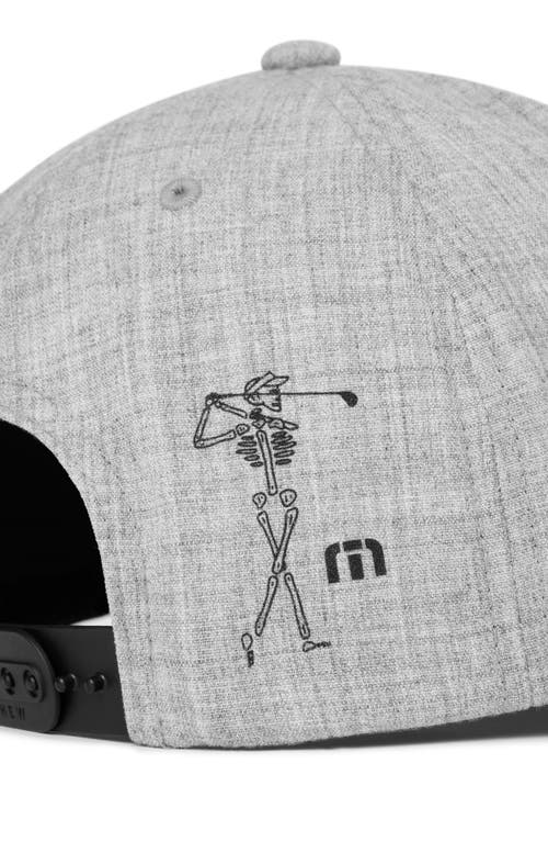 Travismathew Golf Sucks Six-panel Snapback Cap In Gray