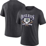 FANATICS Men's Fanatics Branded Heather Charcoal Tampa Bay Rays Home Team Tri-Blend T-Shirt