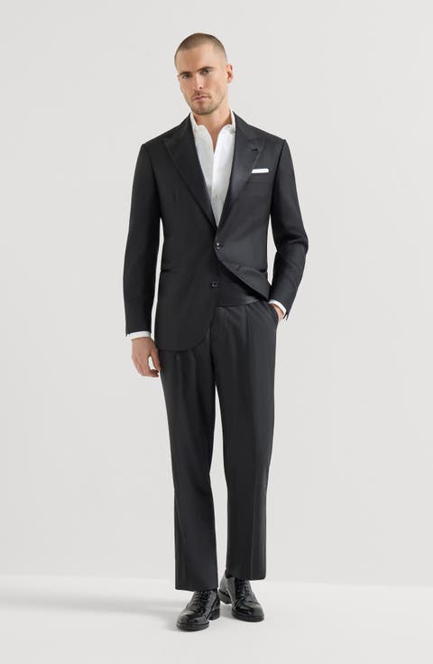 Tuxedo with peak lapel