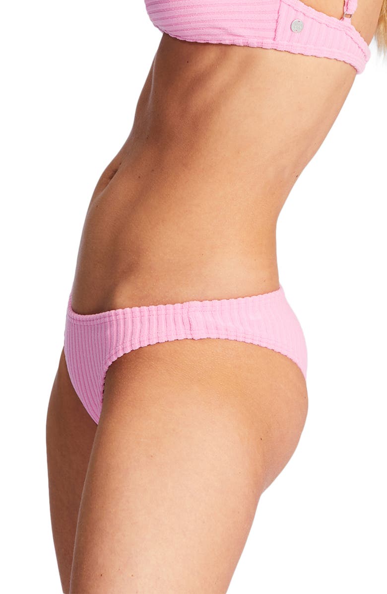 Billabong In the Loop Isla Bikini Bottoms, Alternate, color, Pink Skies