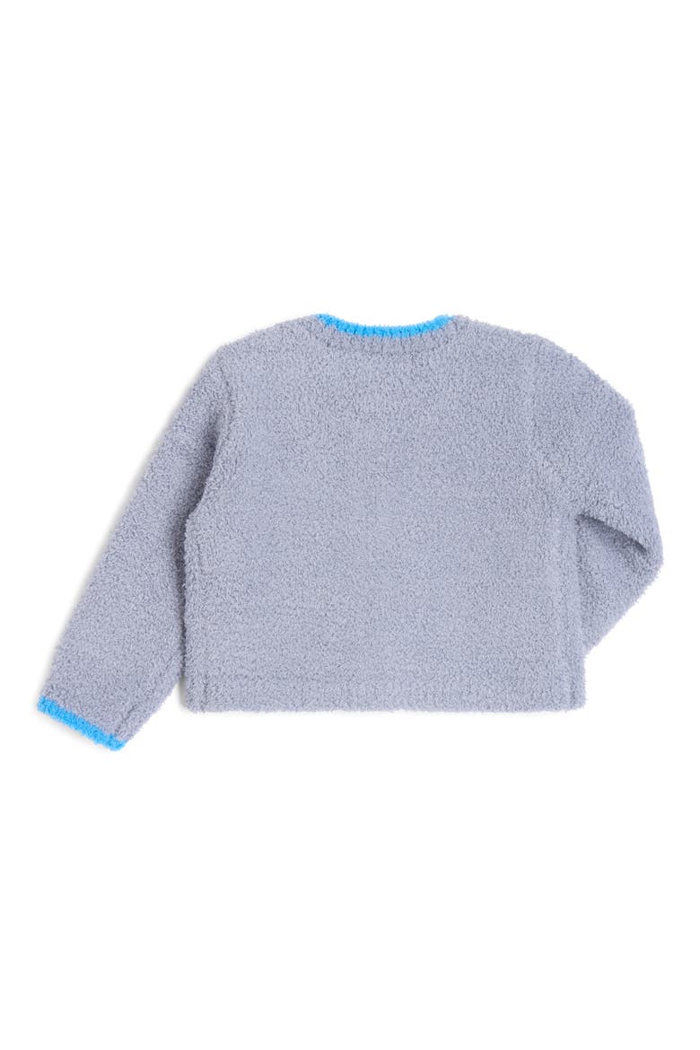 Kids' CozyChic Tipped Cardigan, Alternate, color, CHAMBRAY-CYAN
