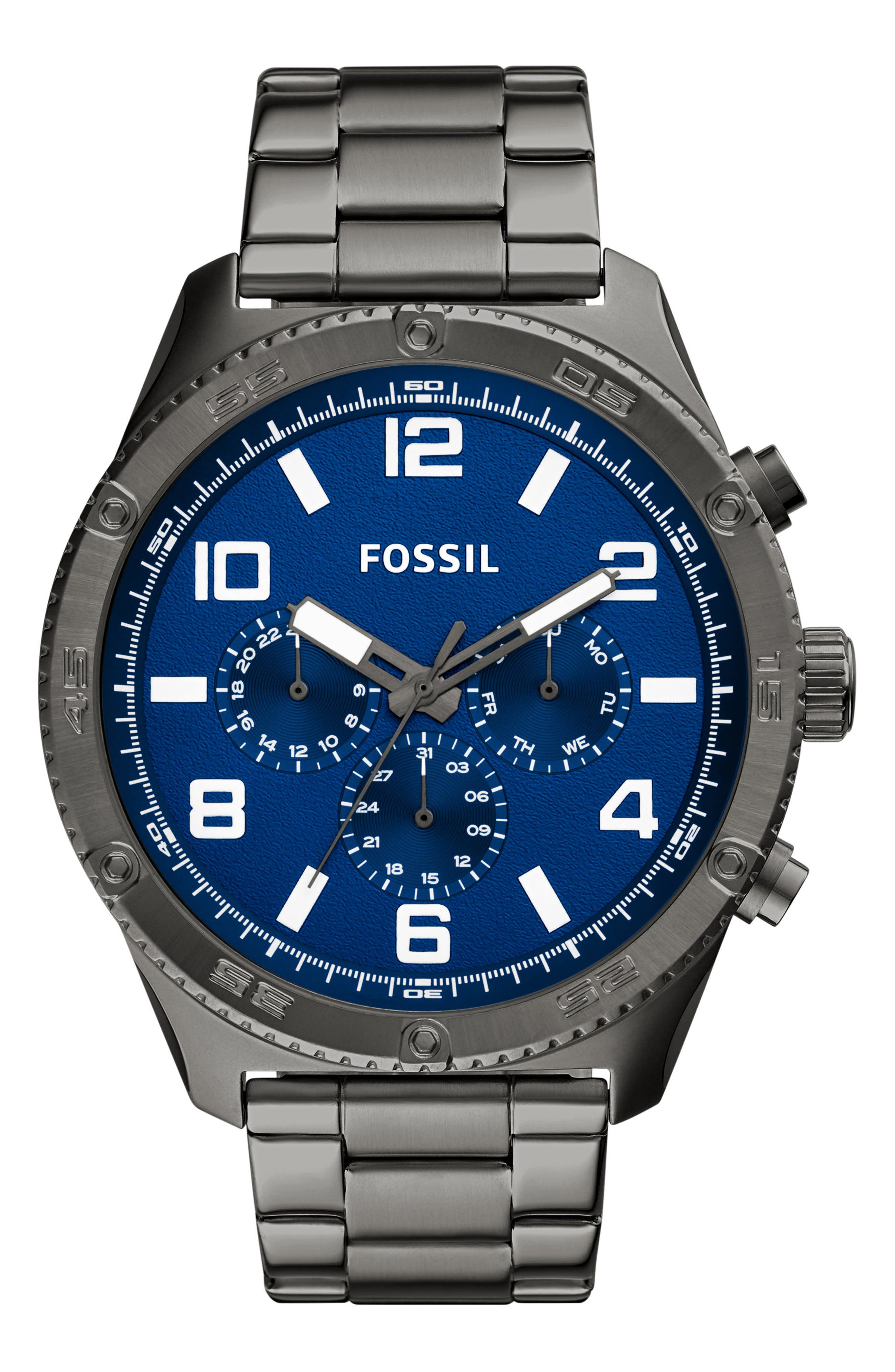 Fossil Brox Multifunction Bracelet Watch, 50mm