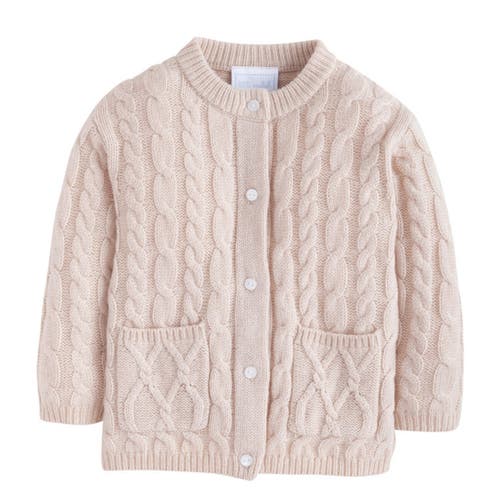 Little English Kids' Classic Cashmere Blend Cardigan In Pink
