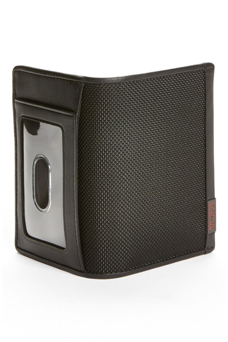 Alpha Multi Window Card Case, Alternate, color, BLACK