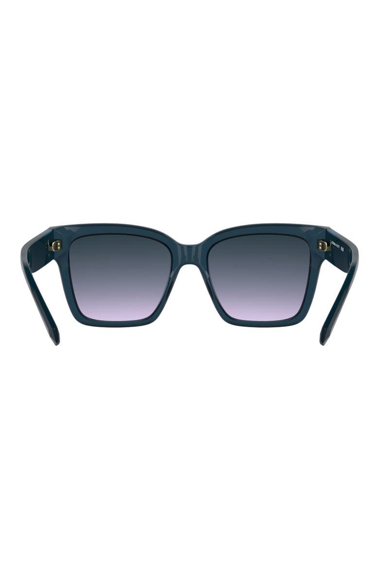 Dira 56mm Rectangular Sunglasses, Alternate, color, BLUE