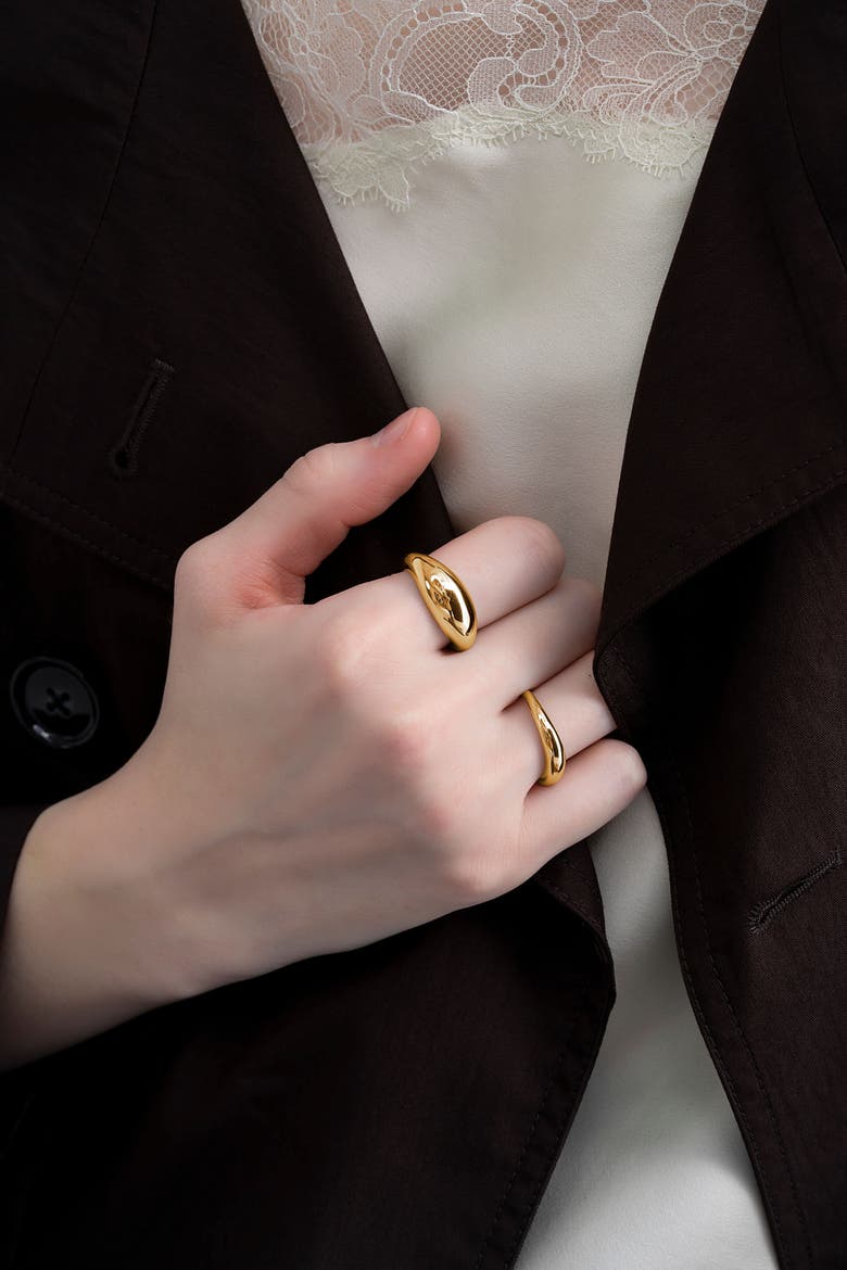 Dome Ring, Alternate, color, Gold