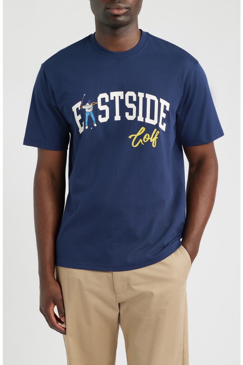 Swingman Graphic T-Shirt, Main, color, NAVY