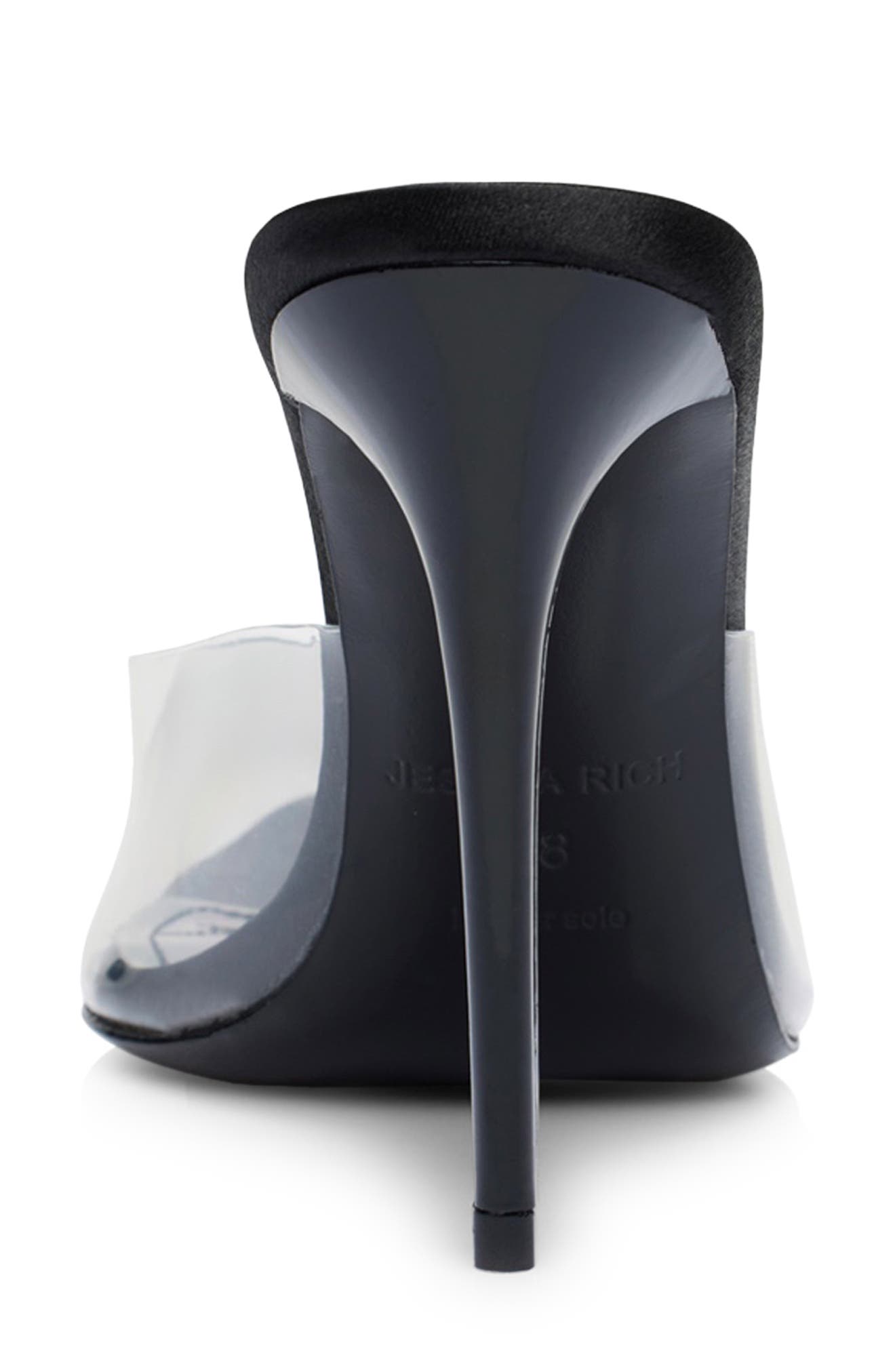 JESSICA RICH So Bossy Pointed Toe Clear Pump, Alternate, color, 