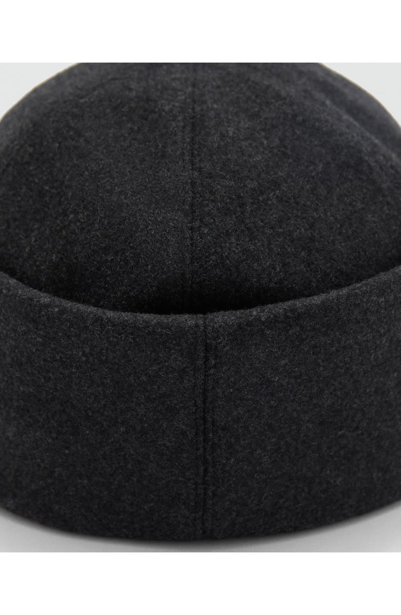 MANGO Cuffed Felt Beanie, Alternate, color,