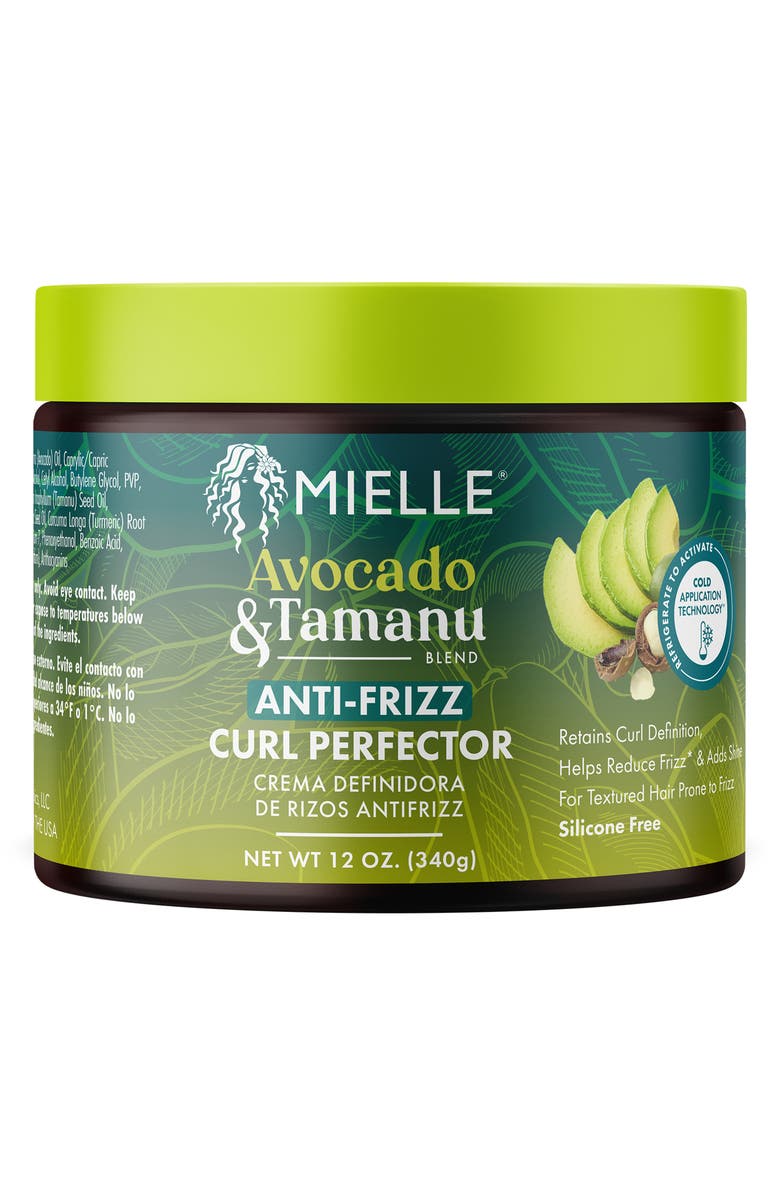 MIELLE Avocado & Tamanu Blend Anti-Frizz Curl Perfector, Main, color,