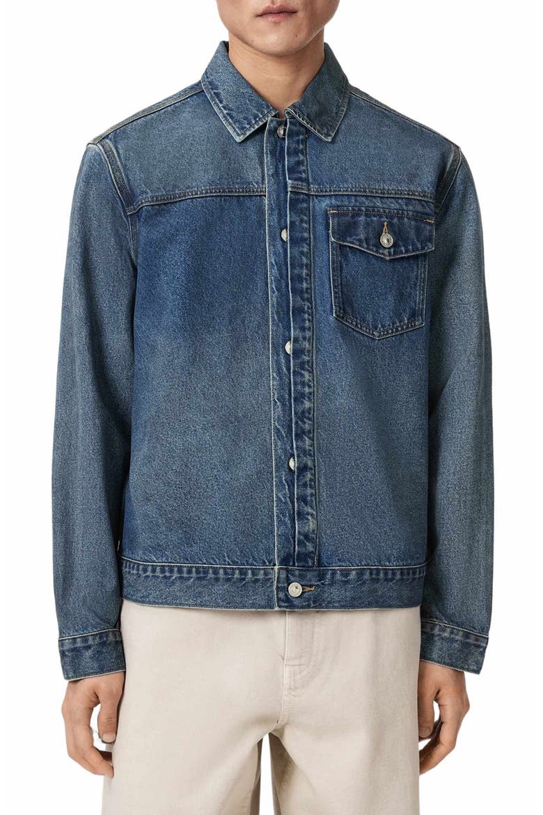 Roth Denim Jacket, Main, color, DARK INDIGO