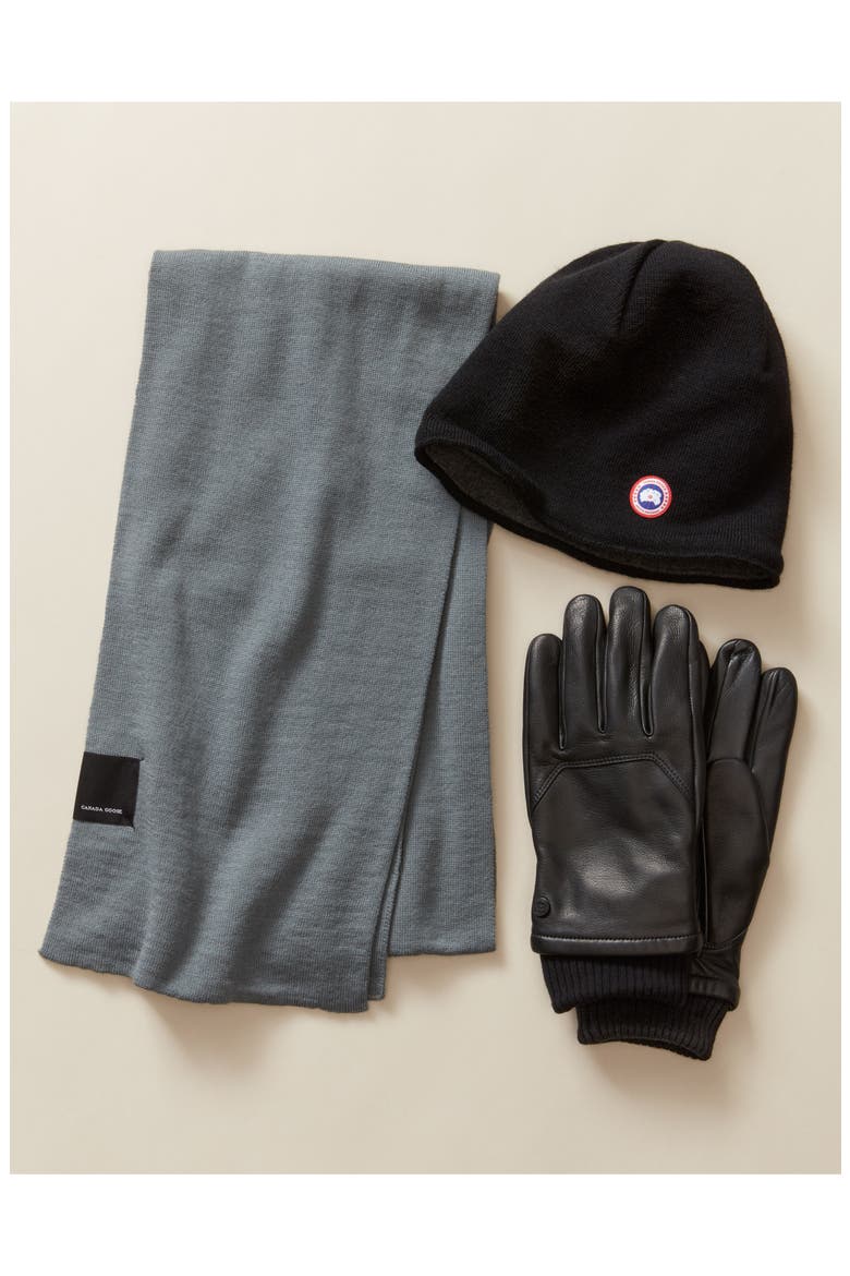 Merino Wool Beanie, Alternate, color, BLACK
