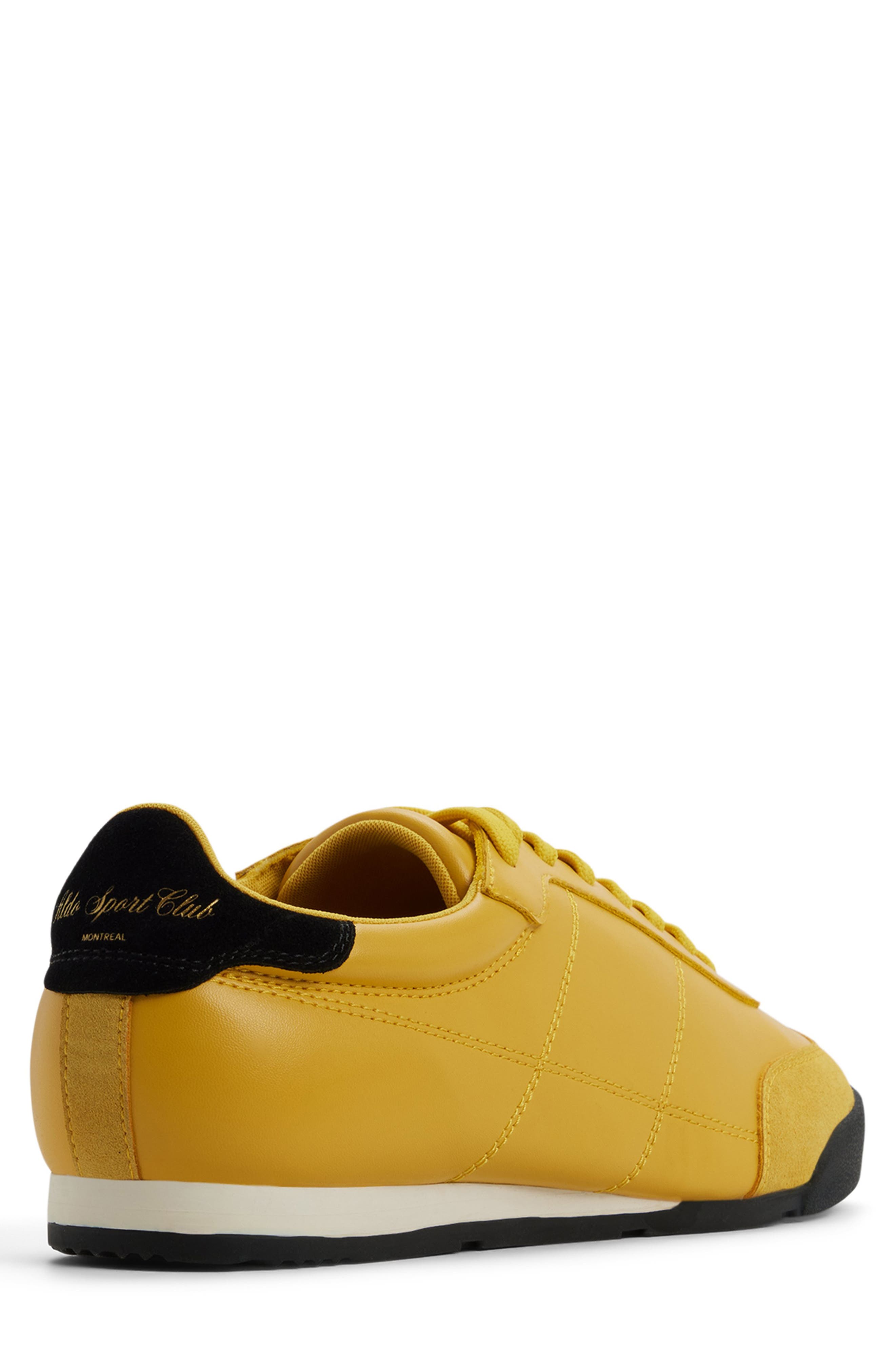 ALDO Kickoff Sneaker, Alternate, color, Yellow