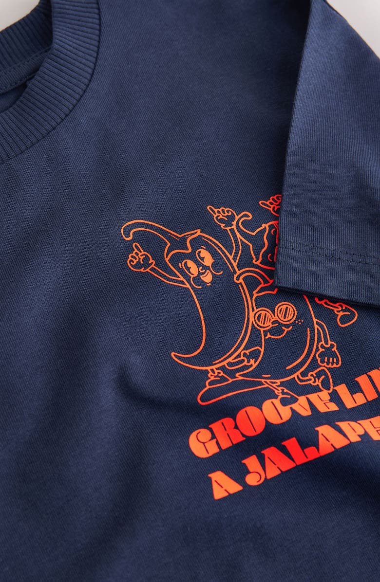 NEXT Kids' Jalapeño Graphic Cotton T-Shirt, Alternate, color, Orange