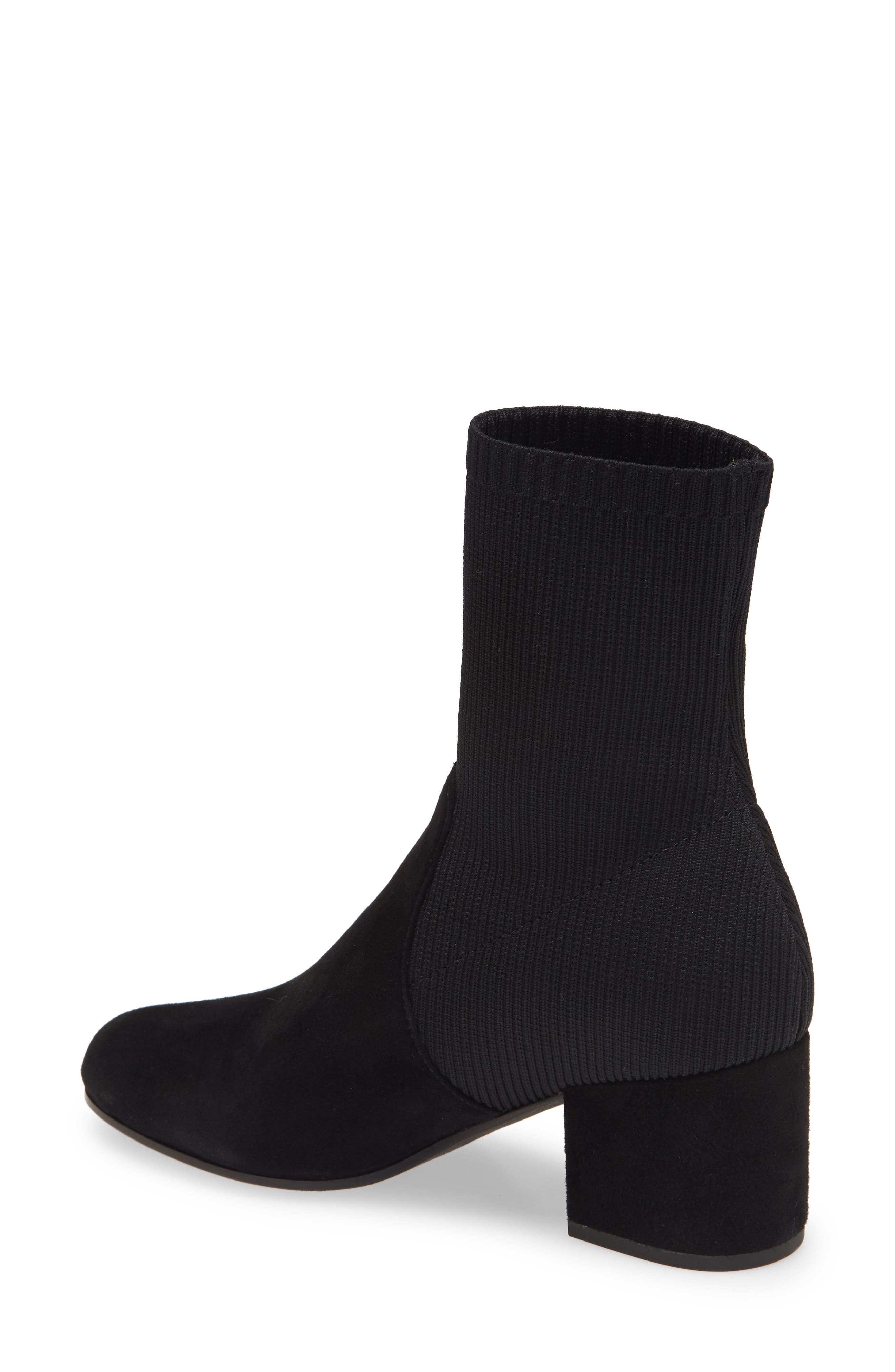 Eileen Fisher Knollis Knit Block Heel Boot (Women) | Nordstrom