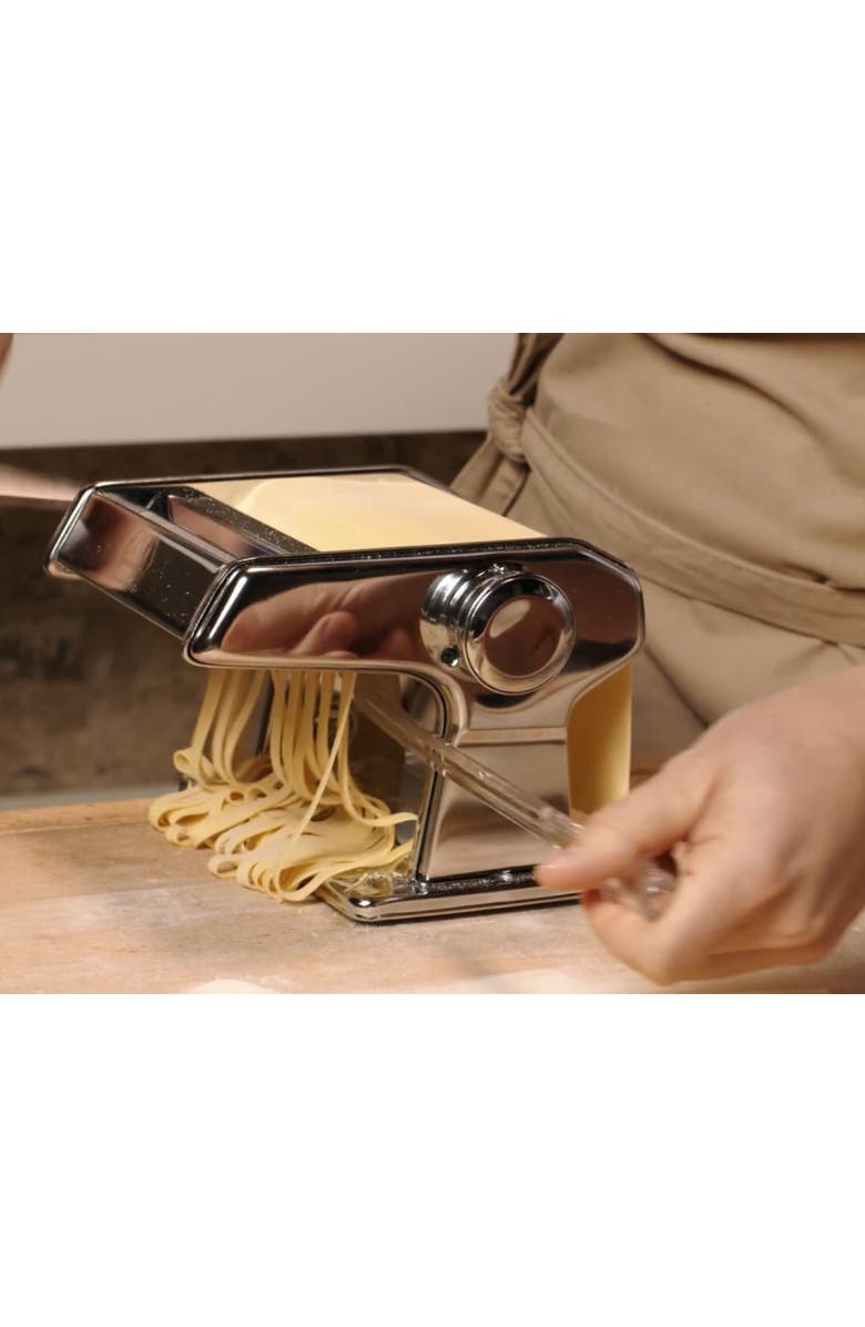 Marcato Atlas Ampia 180 Pasta Machine, Made In Italy, Silver, Alternate, color, Silver
