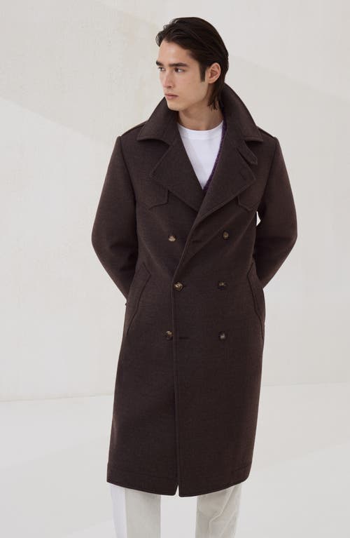 Brunello Cucinelli Long Sleeve Windbreaker In Brown