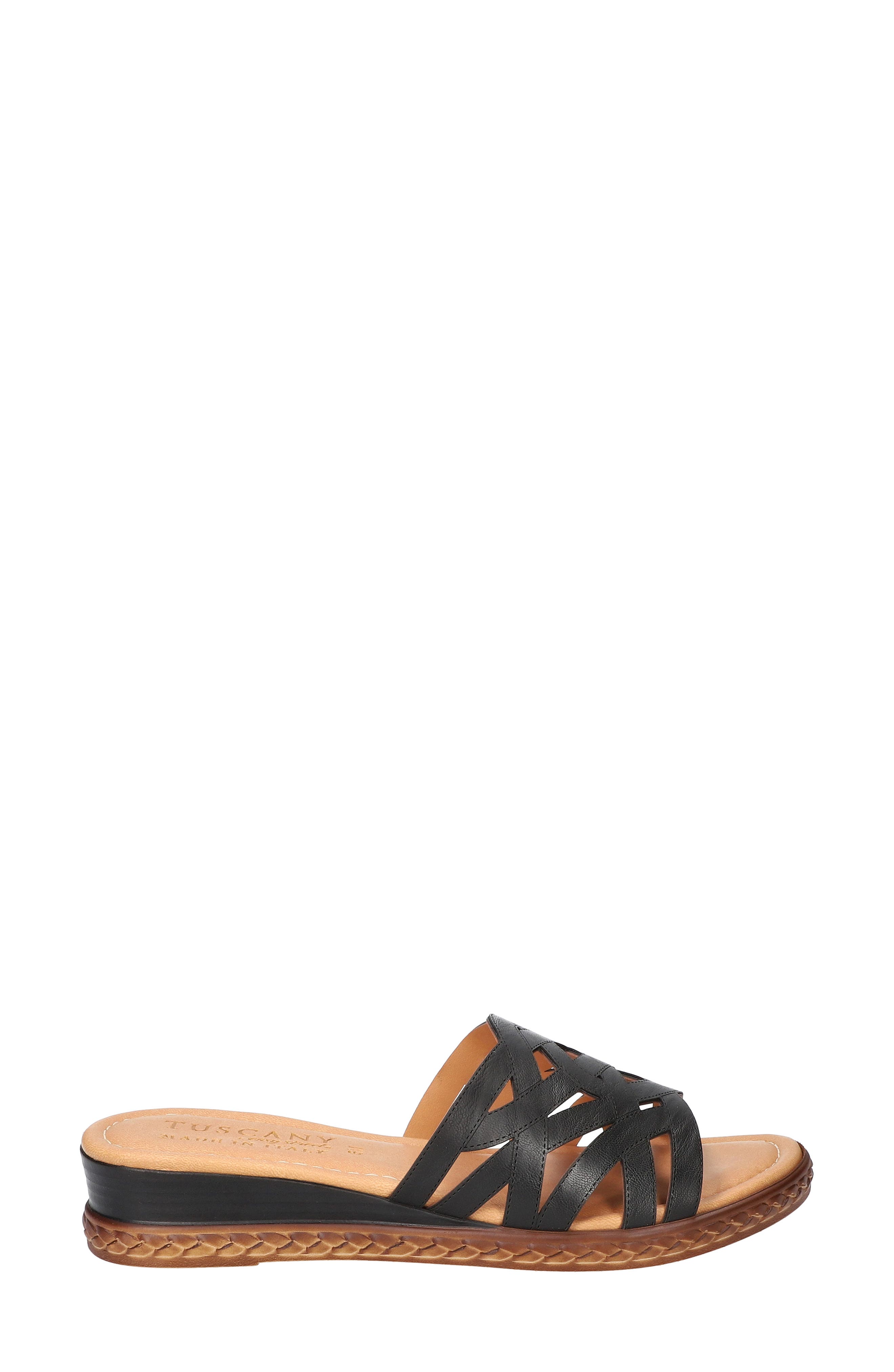 EASY STREET Edda Slide Sandal, Alternate, color, Black