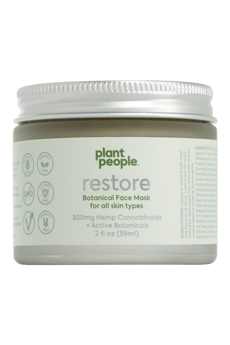 Restore CBD Face Mask, Main, color, NO COLOR