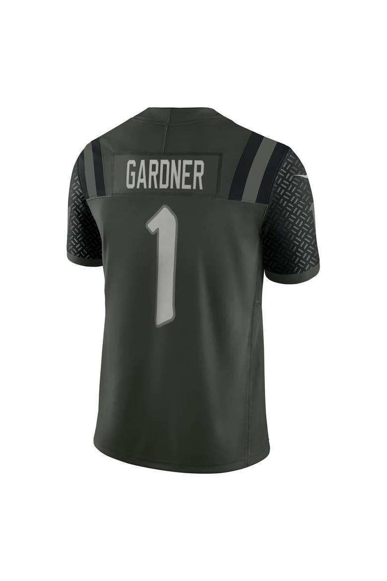 Men's Nike Ahmad Sauce Gardner Gotham Green New York Jets 2025 Rivalries Collection Limited Jersey, Alternate, color, Green