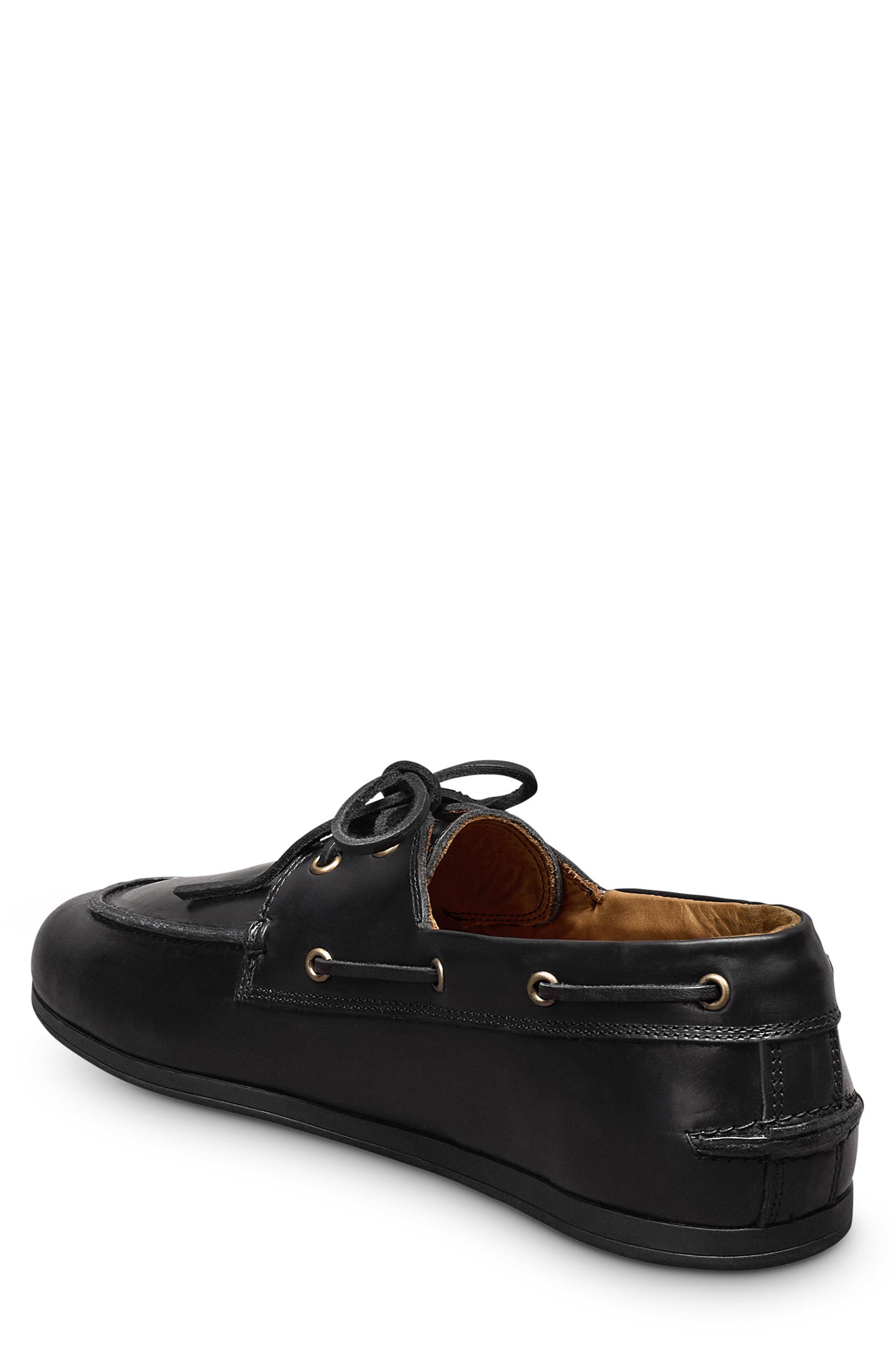 Allen Edmonds Aruba Boat Shoe, Alternate, color, Black