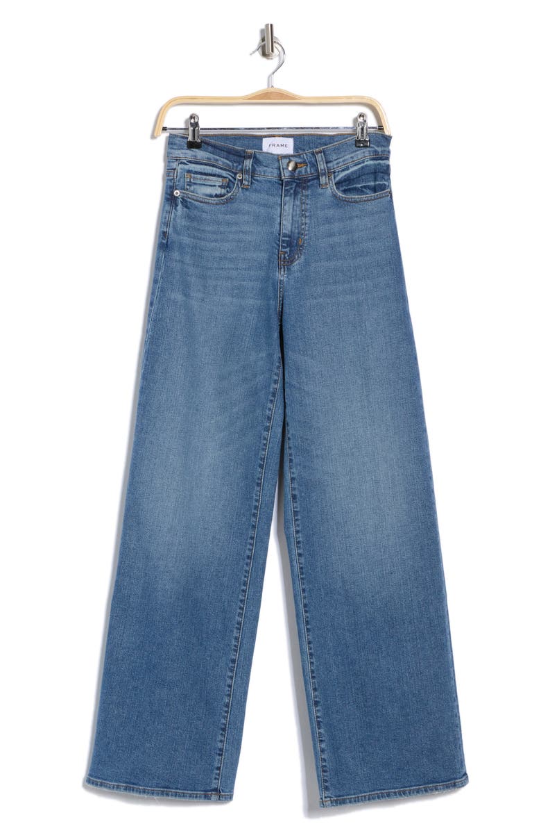 Le Slim High Waist Wide Leg Palazzo Jeans