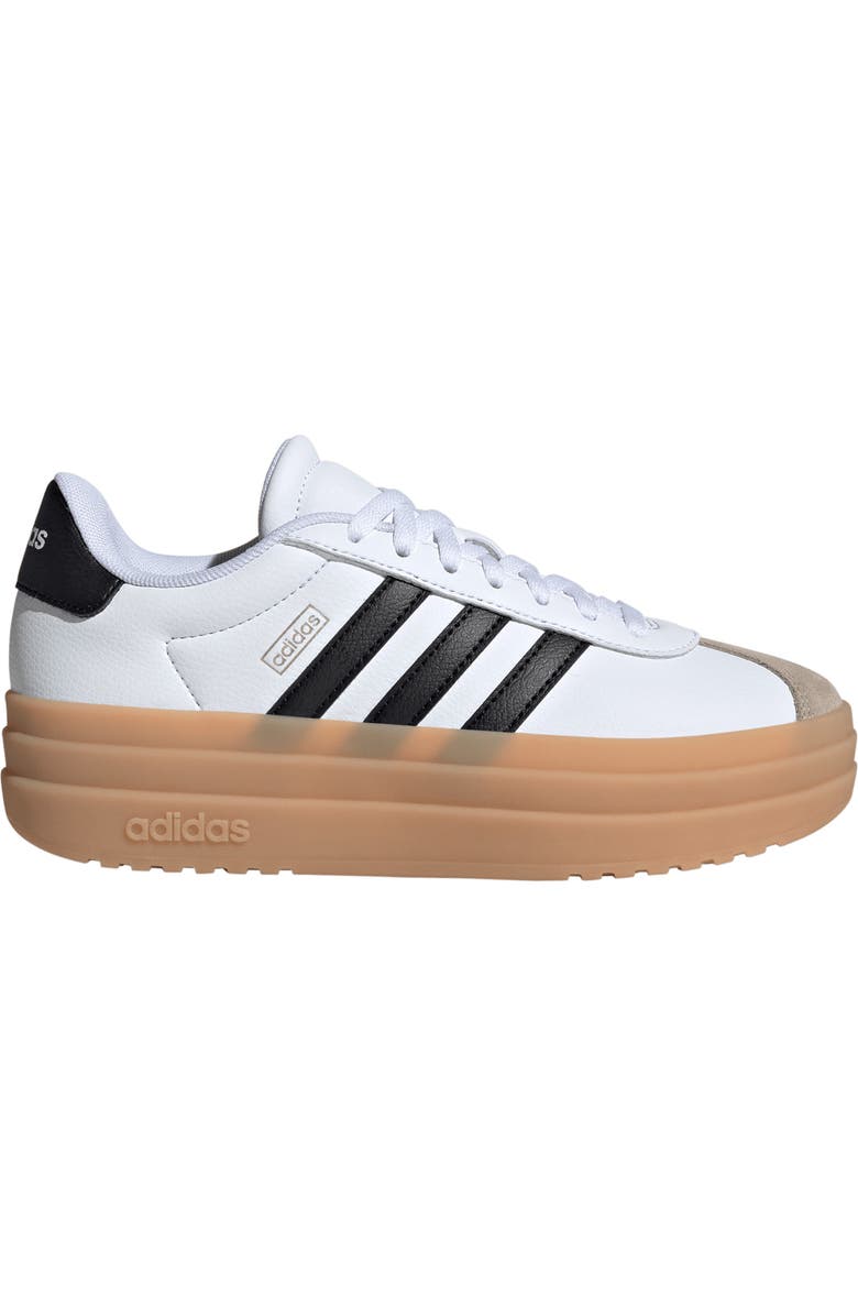 adidas Kids' VL Court Bold Lifestyle Sneaker, Alternate, color, Ftwwht/Cbl