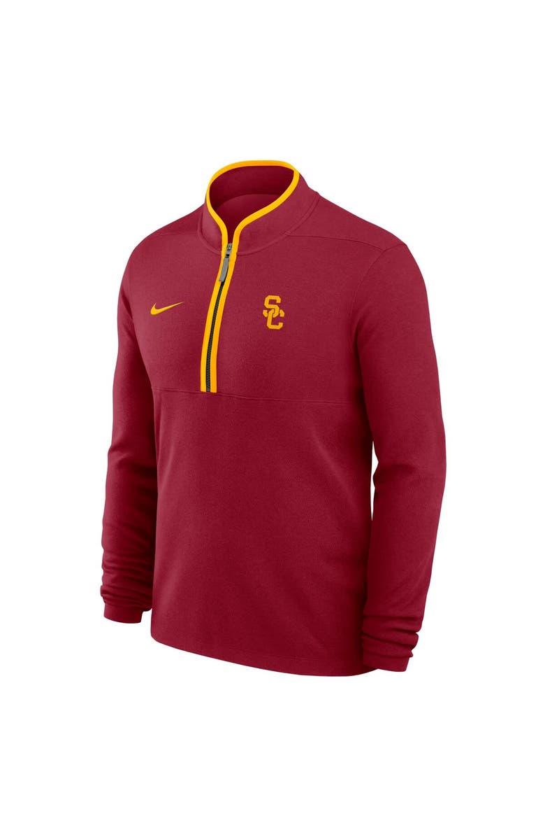 Nike Men
s Nike Cardinal USC Trojans Courtside Victory Dri-FIT Half-Zip Pullover, Alternate, color, Cardinal