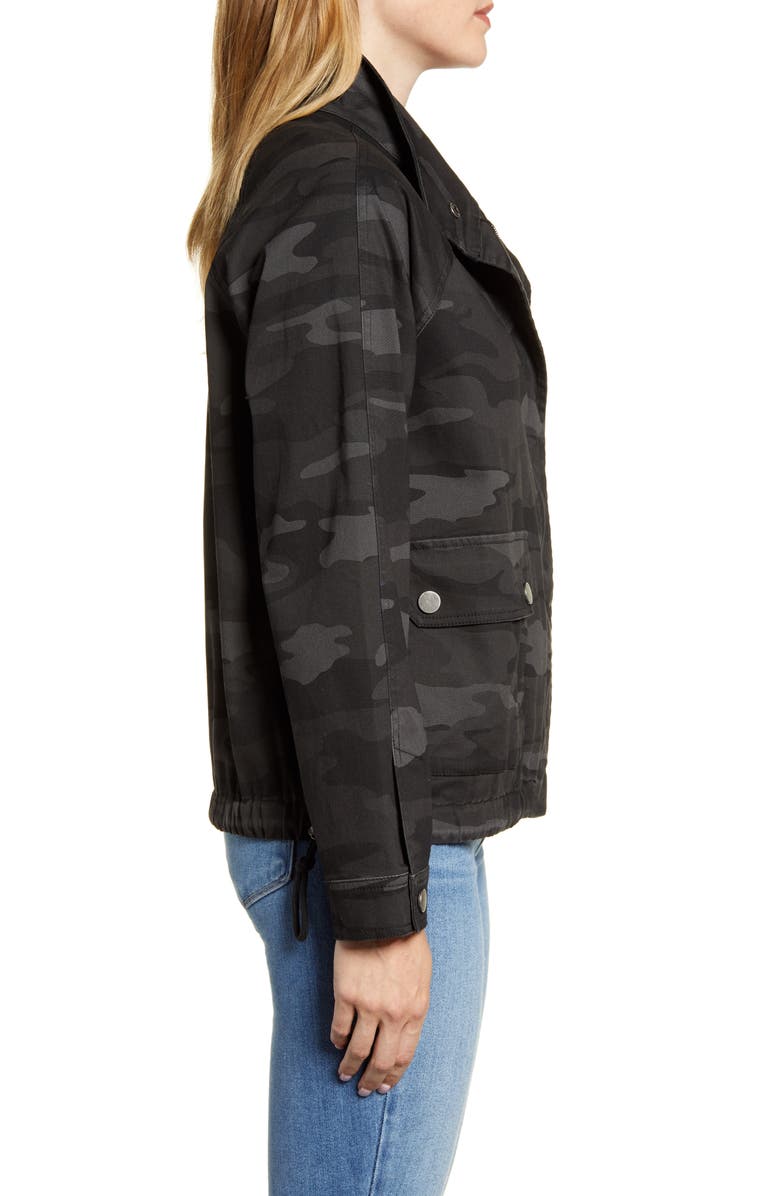 Wit & Wisdom Camo Print Stretch Cotton Jacket, Alternate, color, 