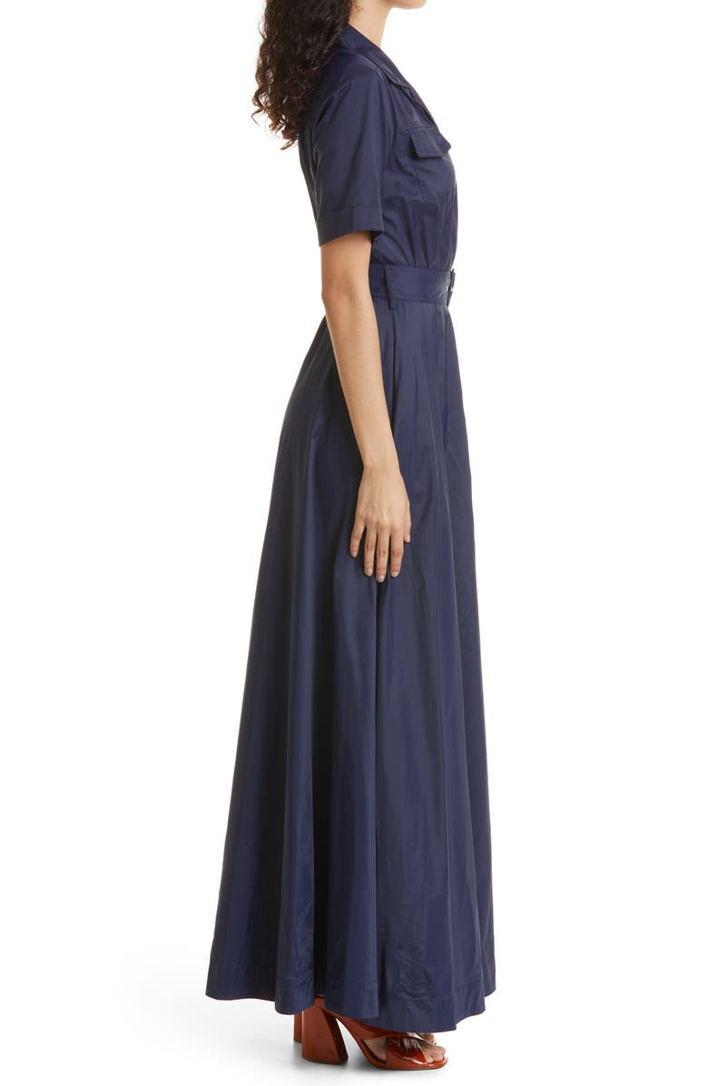 STAUD Millie Maxi Dress, Alternate, color, Navy
