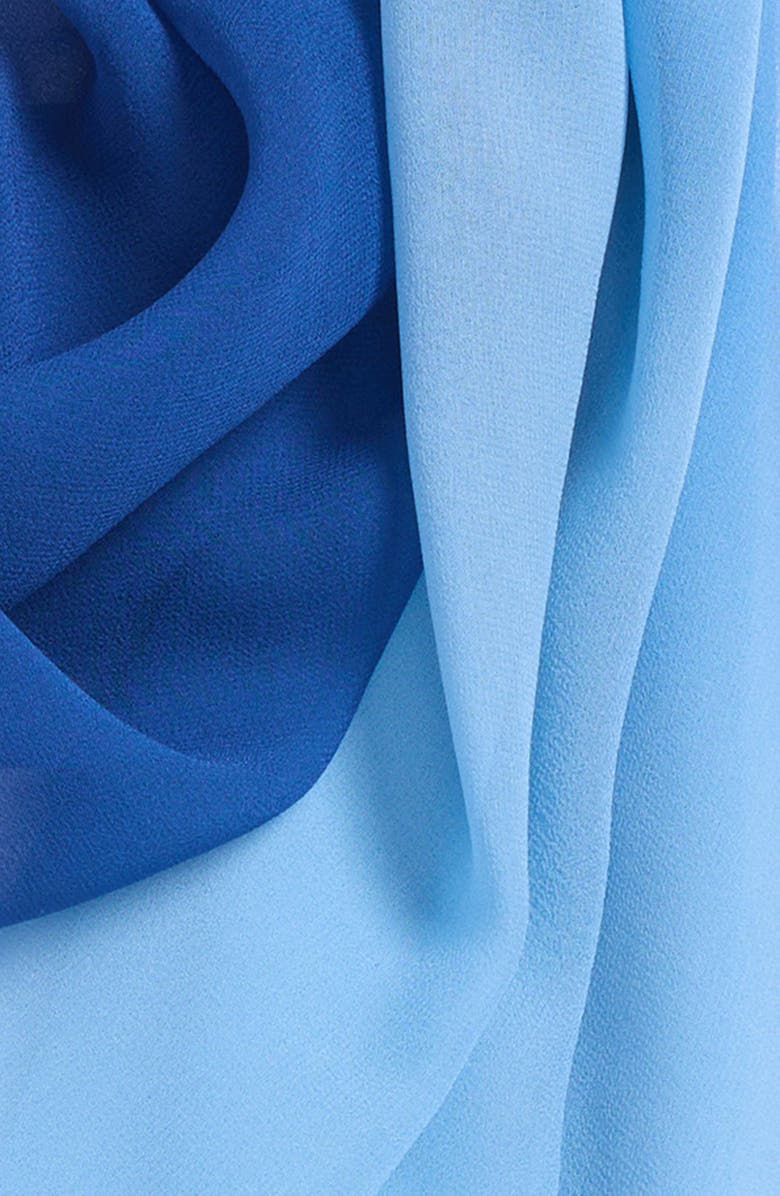 Henna & Hijabs Silk & Modal Long Scarf, Alternate, color, Blue Ombre