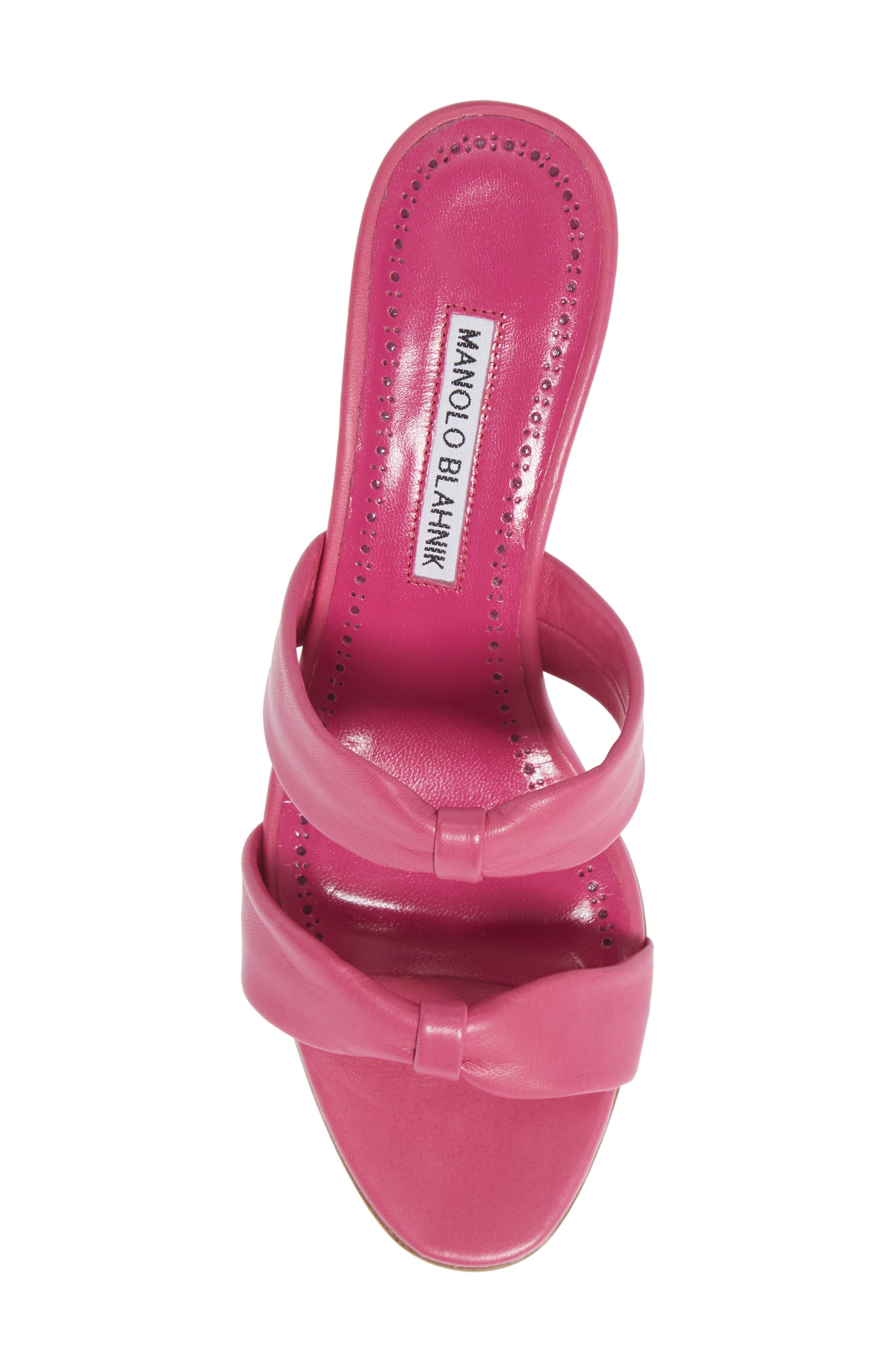 Manolo Blahnik Pallera Slip-On Sandal, Alternate, color, 