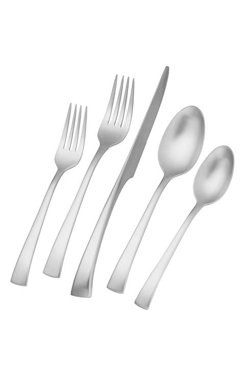 Bellasera Satin 45-Piece Flatware Set