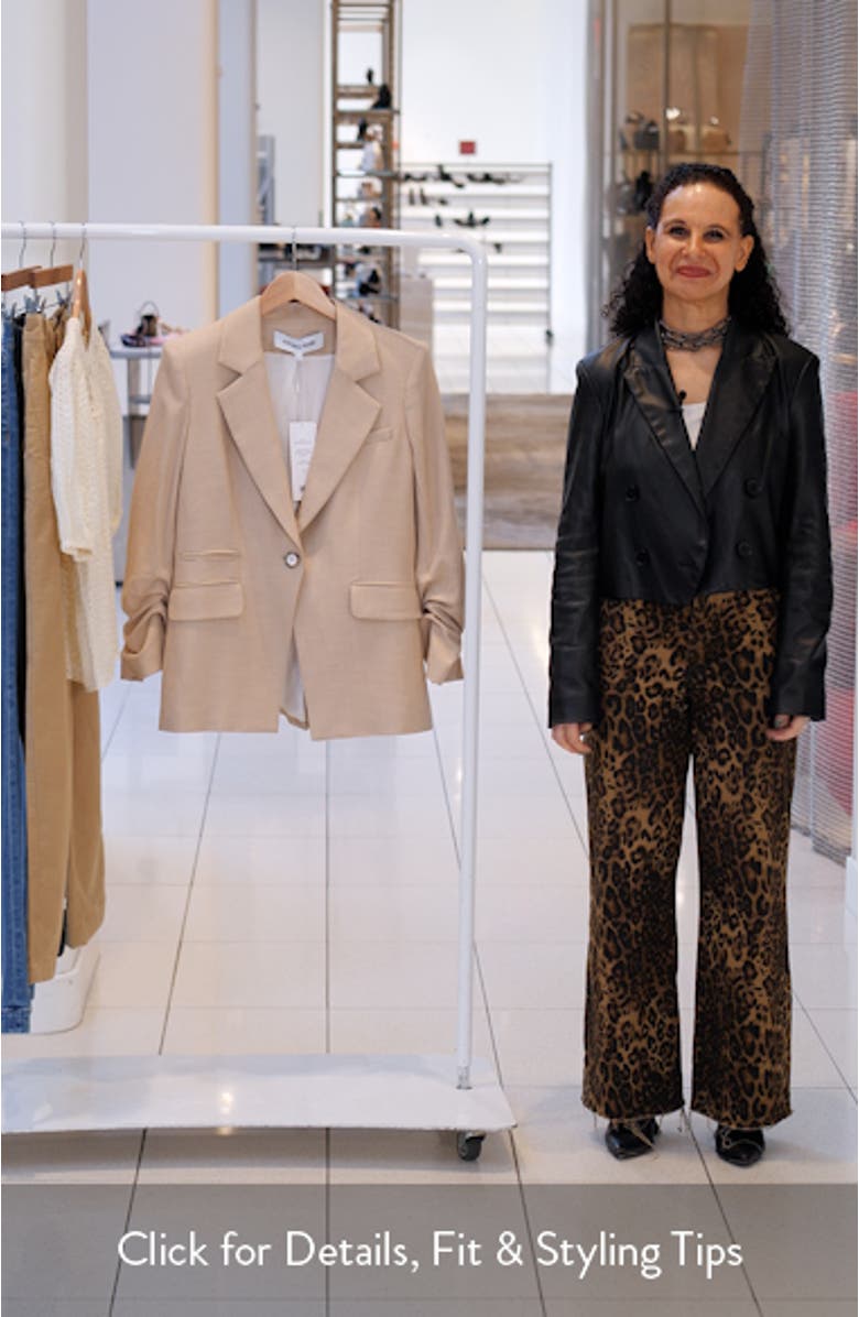 Battista Ruched Sleeve Dickey Blazer, sales video thumbnail