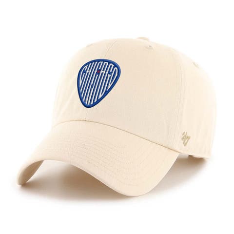 Men's '47 Natural Chicago Cubs Blues Clean Up Adjustable Hat