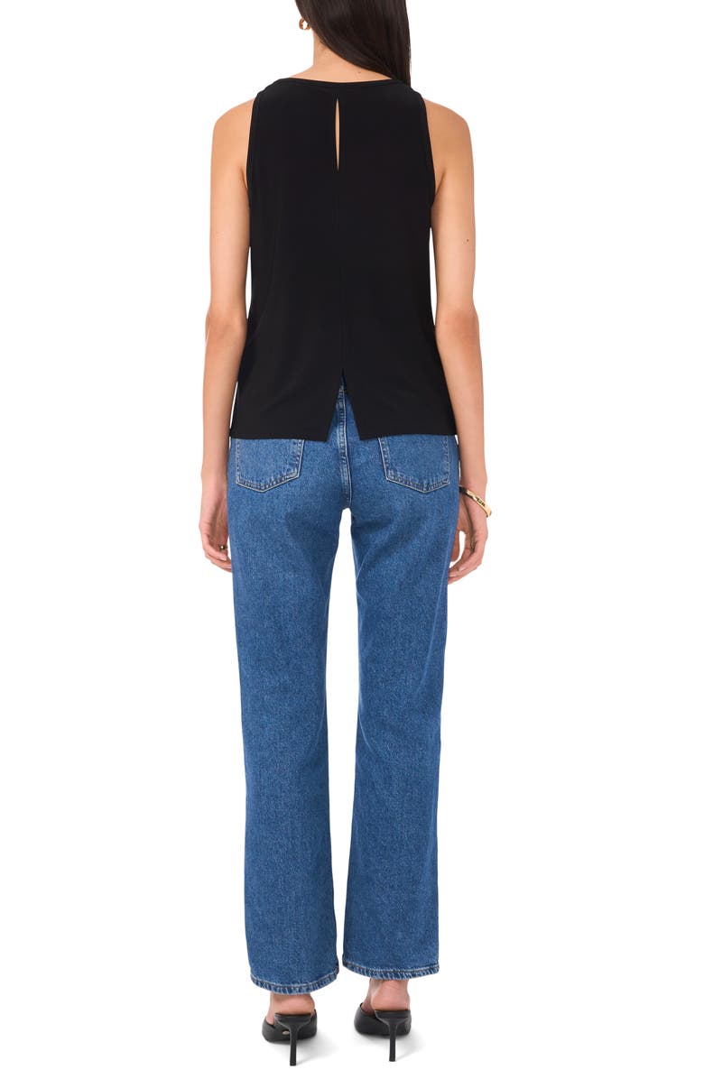 Vince Camuto V-Neck Split Back Tank, Alternate, color, 