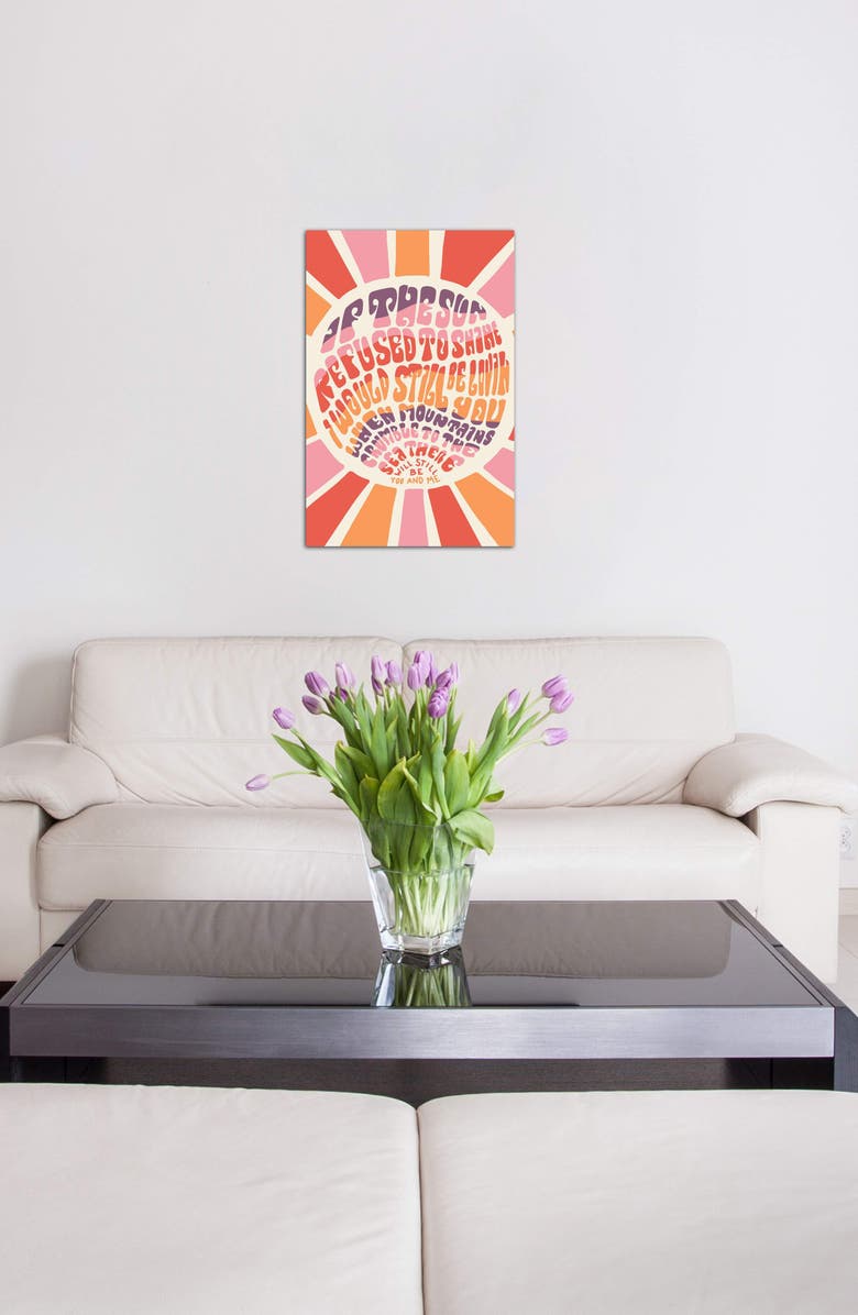 iCanvas If The Sun Refused to Shine by Doodle by Meg Canvas Artwork, Alternate, color, 